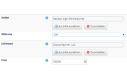 individuelle Produktpreise bei Mehrwährungsfähigkeit
